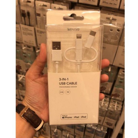 MINISO 3in1 USB CABLE