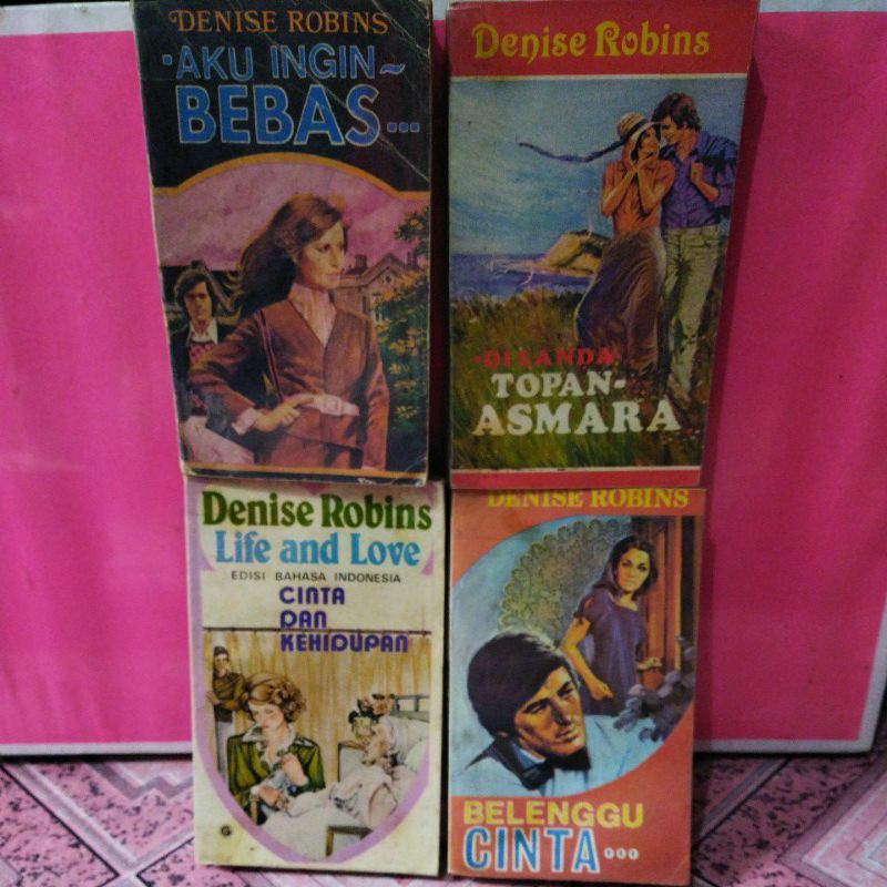 

BUKU NOVEL LAWAS DENISE ROBINS 4 BUKU