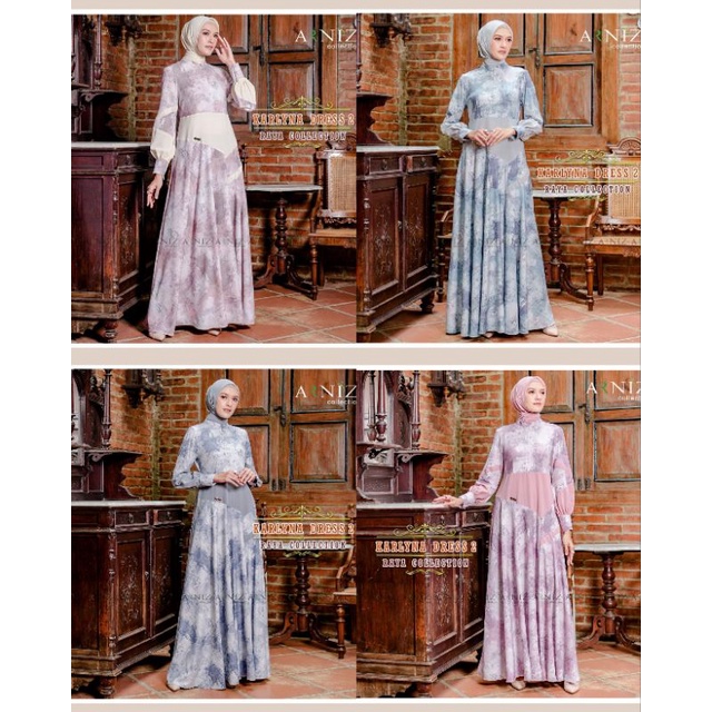 Karlyna Set 2 (dress & segi empat) By Arniz