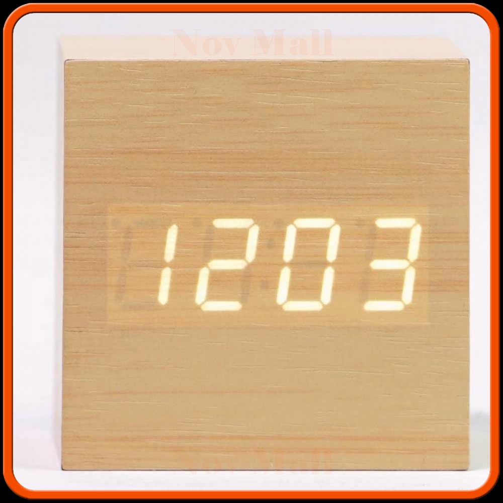 Jam Digital LED Kayu - JK-808