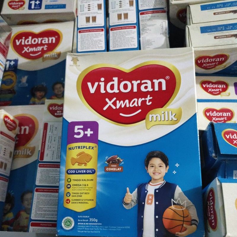 

Vidoran Xmart 5+ coklat 350 gram utk 5-12 tahun