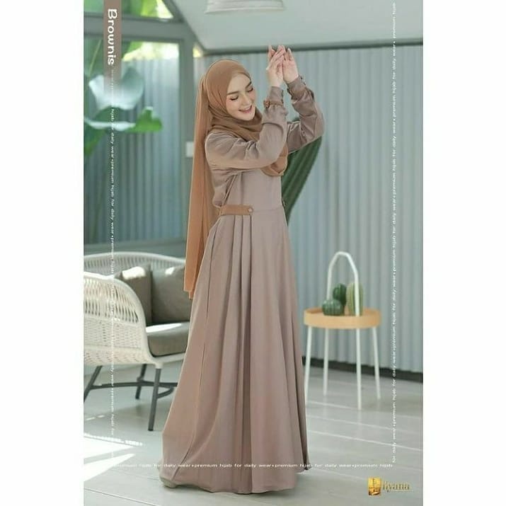 Murah Plain Dress / Size M L XL XXL / Maxy Dress / Maxi Dress / Bisa COD / Gamis Jumbo / Busui Wanita AL Keren