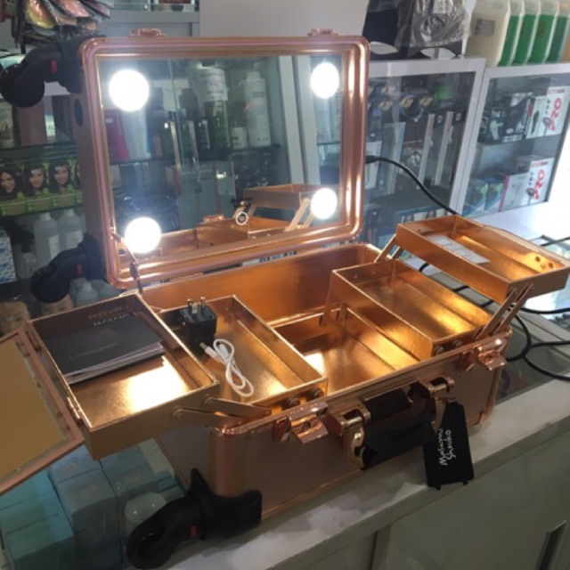 Masami Shouko Beauty Case Rose Gold Satin S Case With Flat Bulb Stereo