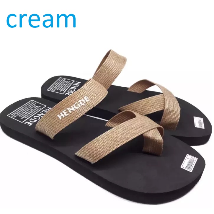 Sandal Tali Wanita Hengdee Sendal Cewek Motif Hengde Flip Flop Jepit Silang Dewasa-6