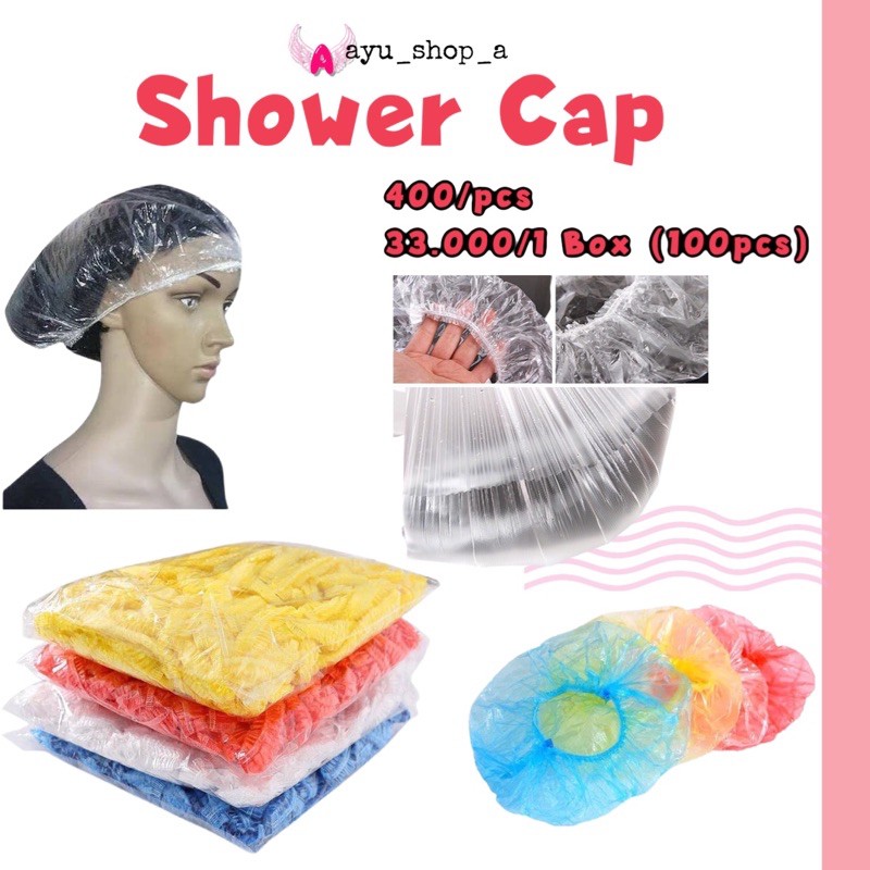 Shower Cap Waterproof / Penutup Kepala saat mandi