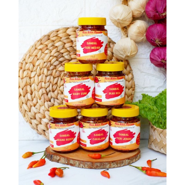 

Aneka Sambal 200ml/ Rica Bibir Manado