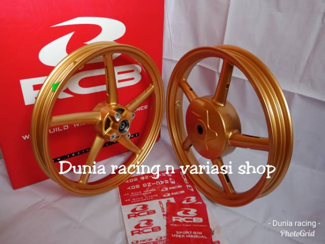 Velg RCB Xeon karbu Xeon RC Mio m3 Mio Z Soul GT 125 X RIDE 125 Fino 125 SP522 palang 5 gold original RCB