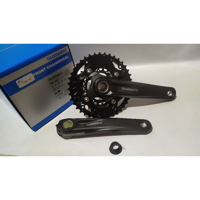 CRANK SET GEAR Shimano Deore Triple MT 500 Original Made in MALAYSIA