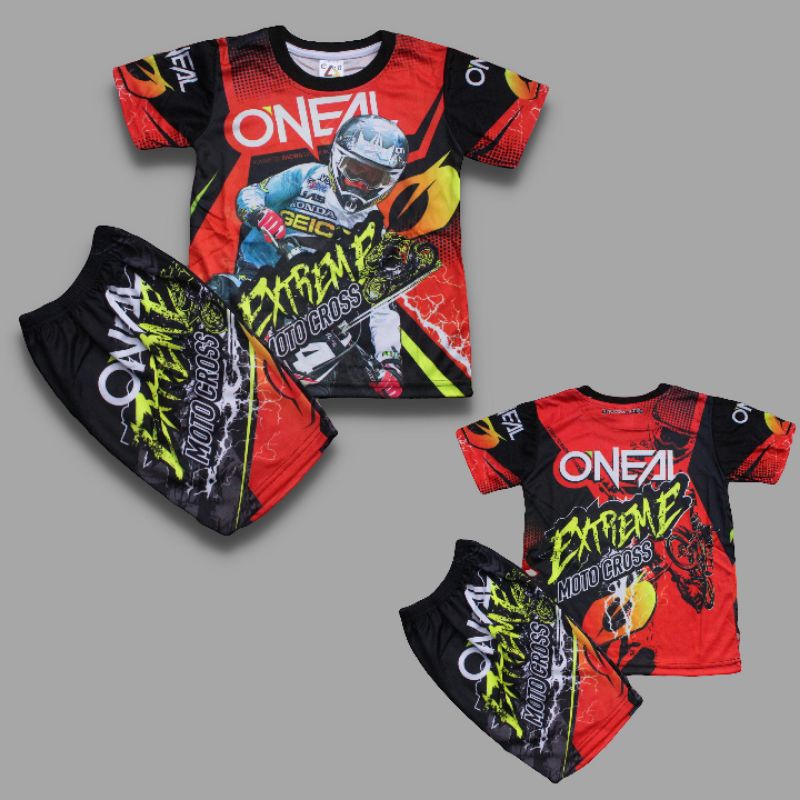 baju jersey setelan motor cross downhill/baju sepeda anak