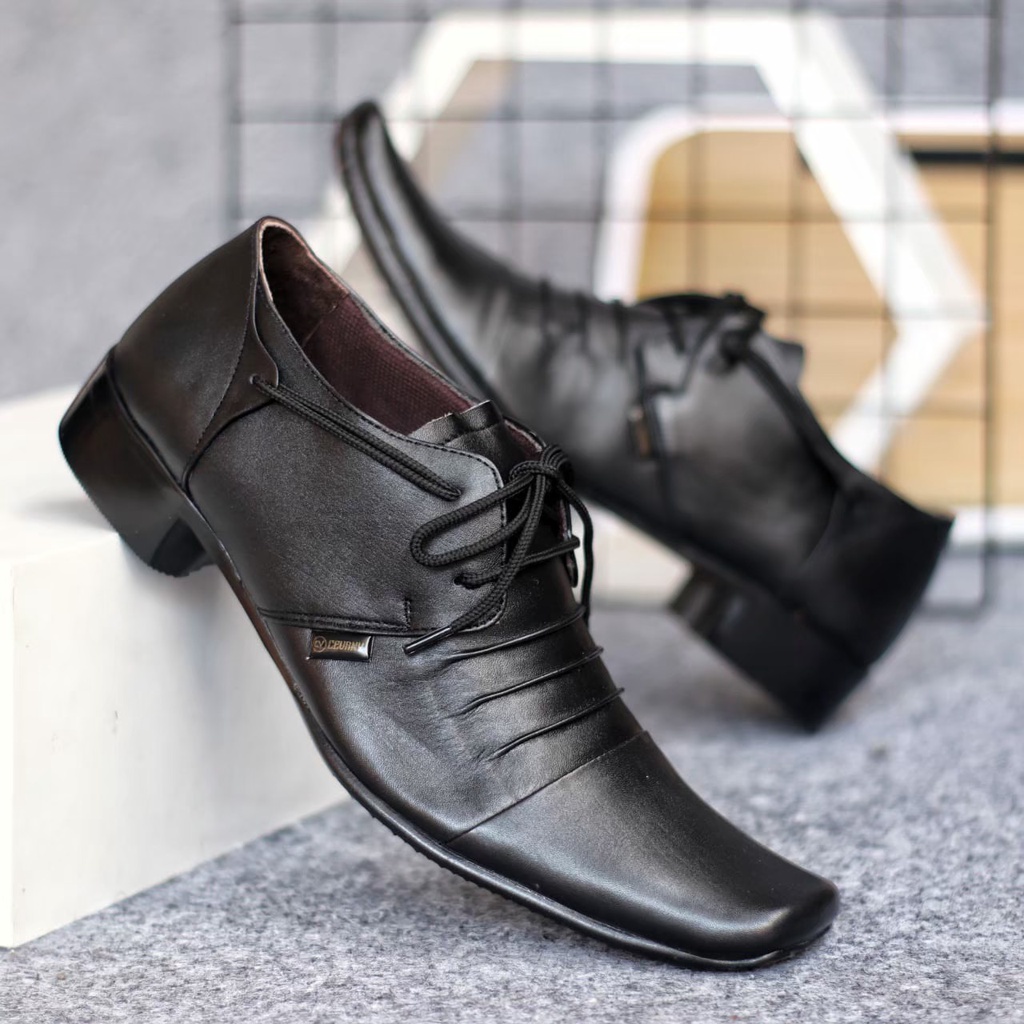 BURAY - Sepatu FORMAL Pantofel Pria LOAFER Kulit ASLI PANTOPLE ORIGINAL Formal Kuliah Kerja Kantor Keren PANTOPEL PRIA Pansus COWOK Laki Laki FASHION Trendy KEKINIAN