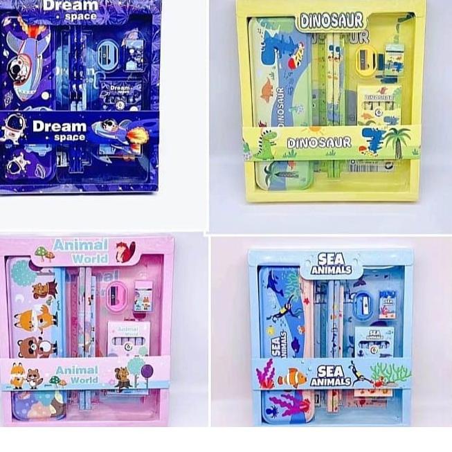 

[KODE PRODUK HIFPK3396] 1 Set Alat Tulis Anak YOYO 8016 Motif Spiderman Cars Frozen Hellokitty
