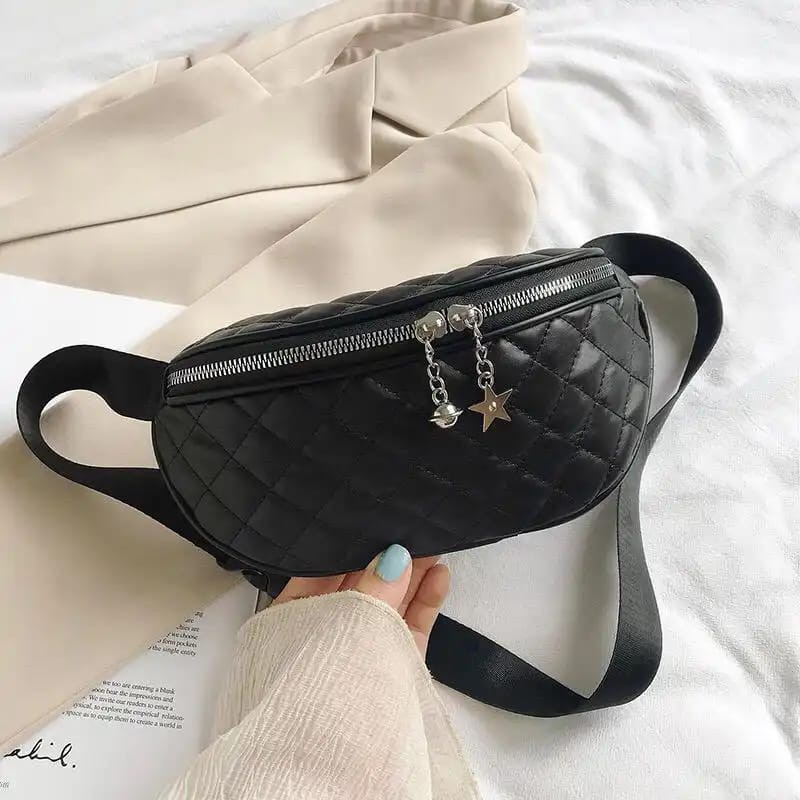 EL 5177 RISCE TAS WAISTBAG IMPORT WANITA CEWEK PEREMPUAN JAKARTA BATAM HIASAN BINTANG