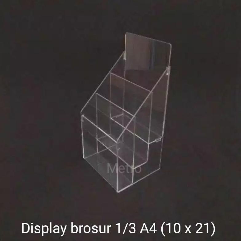 

Tempat brosur Akrilik/Display brosur Acrylic (KODE G1395)