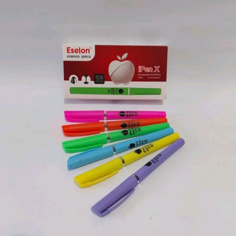 

Pen gel Ipen X ,Tinta hitam pekat, ketebalan 0.5mm
