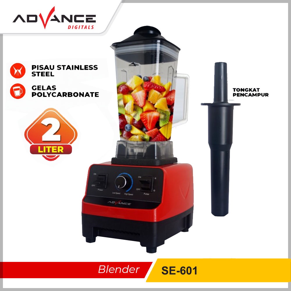 Advance Digitals SE-601 Blender Multifungsi Serbaguna Kapasitas 2Liter 1 Thn Garansi Resmi