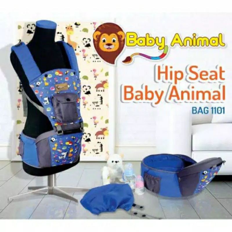 Gendongan Hipseat Baby Animal | Gendongan Bayi Depan Baby Animal BAG 1101