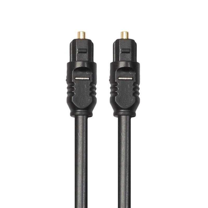 Kabel Toslink SPDIF Fiber Optic Audio Male Ke Male 3M - DA6102 - Black