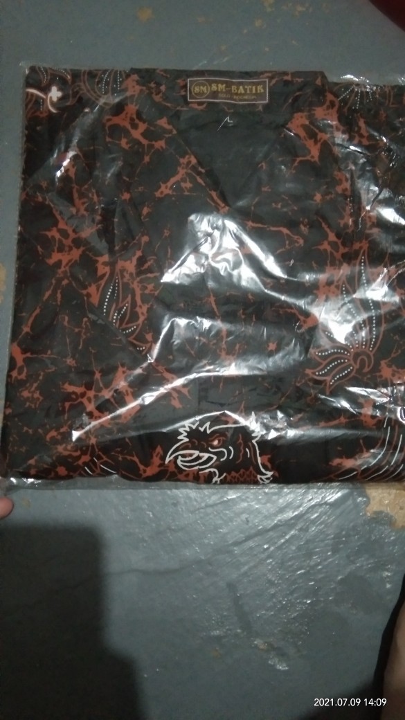 Garuda Batik Lengan Panjang Pendek Full Furing Katun Halus Sragenan Hq Size M-xl Batik Solo Sm Batik