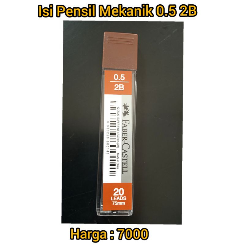 

Isi Ulang Pensil Mekanik Fabercastell 0.5 2B