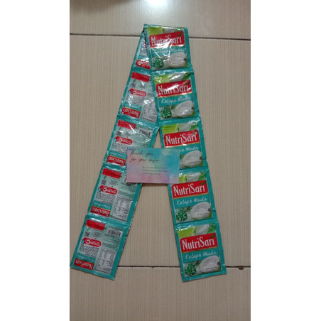 

Nutrisi Kelapa Muda 1 Renceng Isi 10 PAC