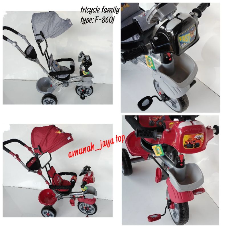 tricycle sepeda roda 3 family