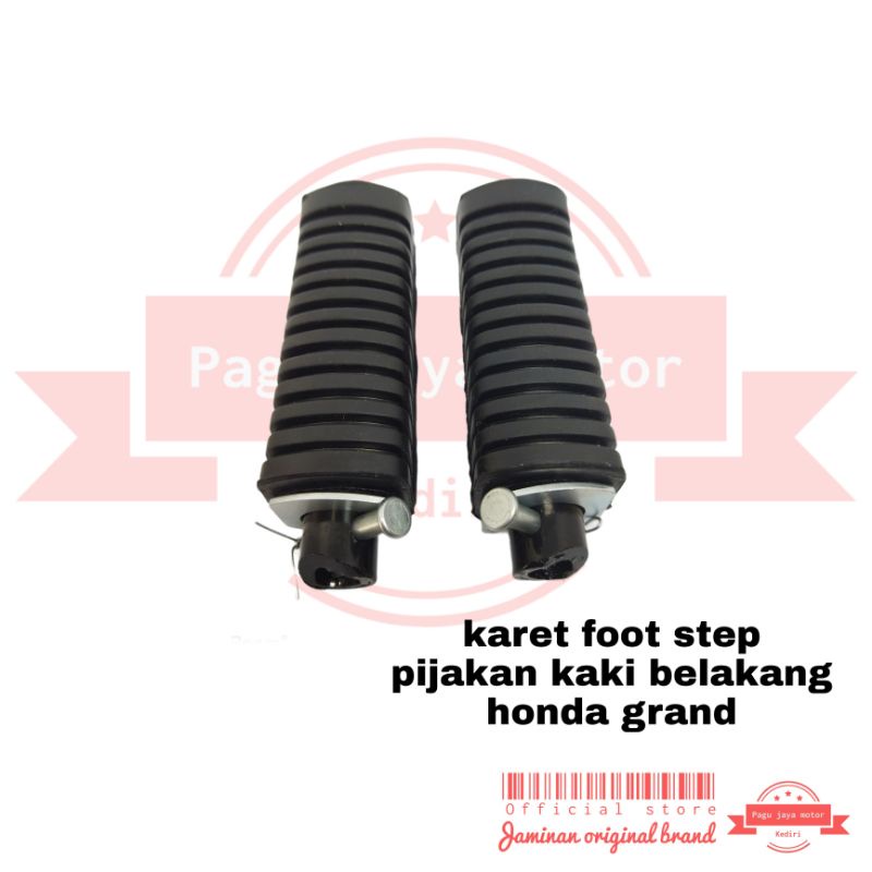 karet foot step pijakan kaki belakang honda grand zunagawa footstep pustep