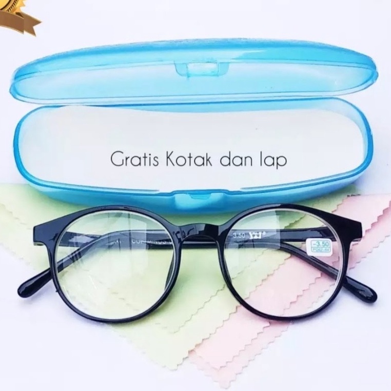 KACAMATA MINUS GAYA TRANDY KOREAN (0.50 s/d 6.00) FREE BOX DAN LAP SUNGLASSES UNISEX NEW IMPOR