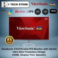 Monitor LED 32" ViewSonic VX3276-MHD |IPS|Frameless|HDMI|DP