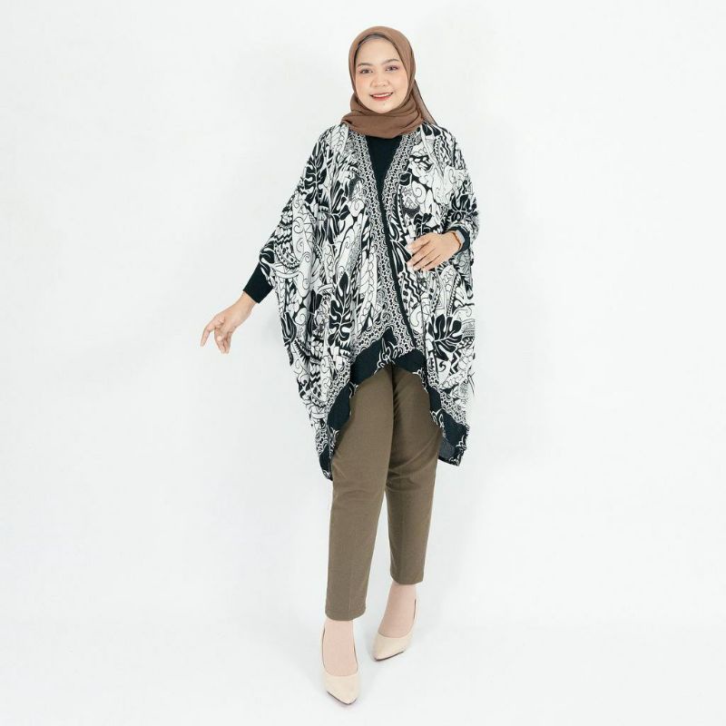 OUTER BATIK ORY SHIBORI Cardigan Wanita LENGAN