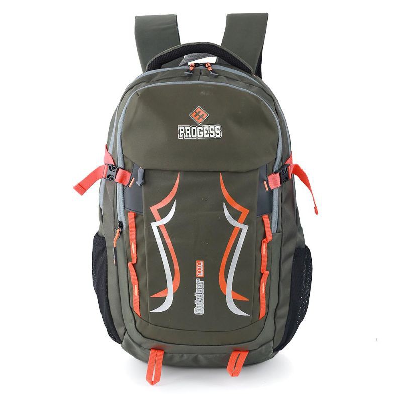 Tas Ransel Pria Punggung Outdoor Progess Keril Trendy Waterproof Anti Air Tas Travel Camping Treking