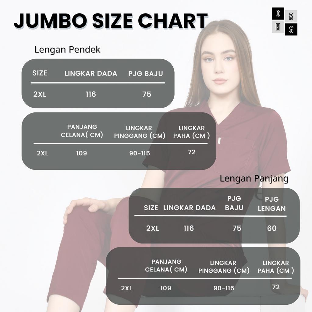 ATLAS Scrubs JUMBO SIZE LENGAN PENDEK(The Prime Scrubs By DOCHS MEDIC)