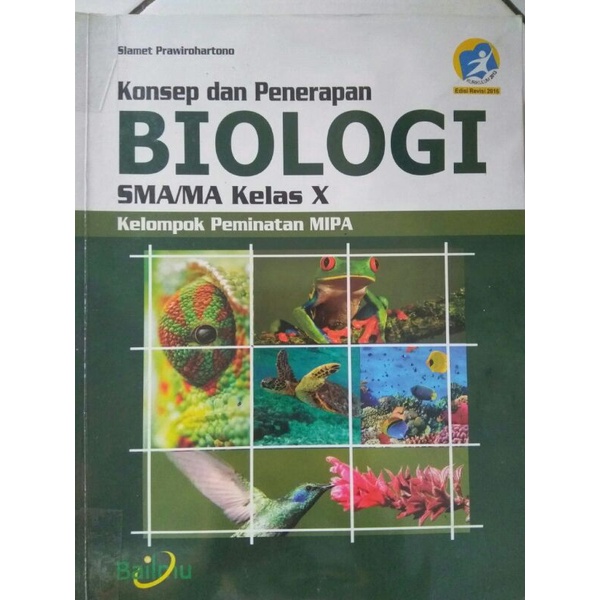 

Buku Biologi Konsep dan penerapan Biologi kelas X