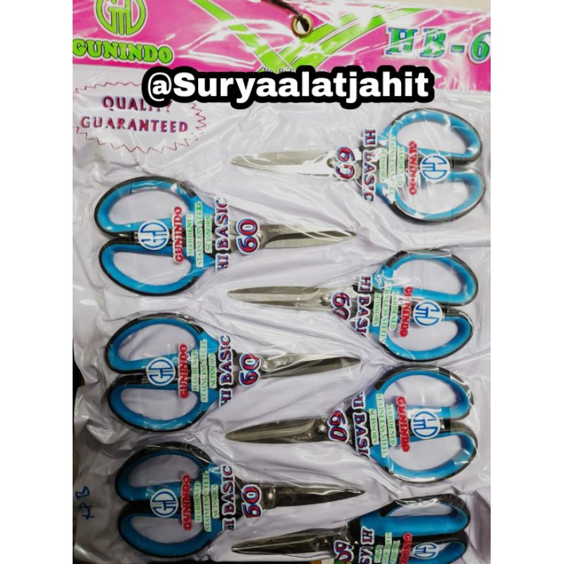 Gunting Gunindo (HB-60) 15.5cm Stainless Stell =rp.9.500/1pcs