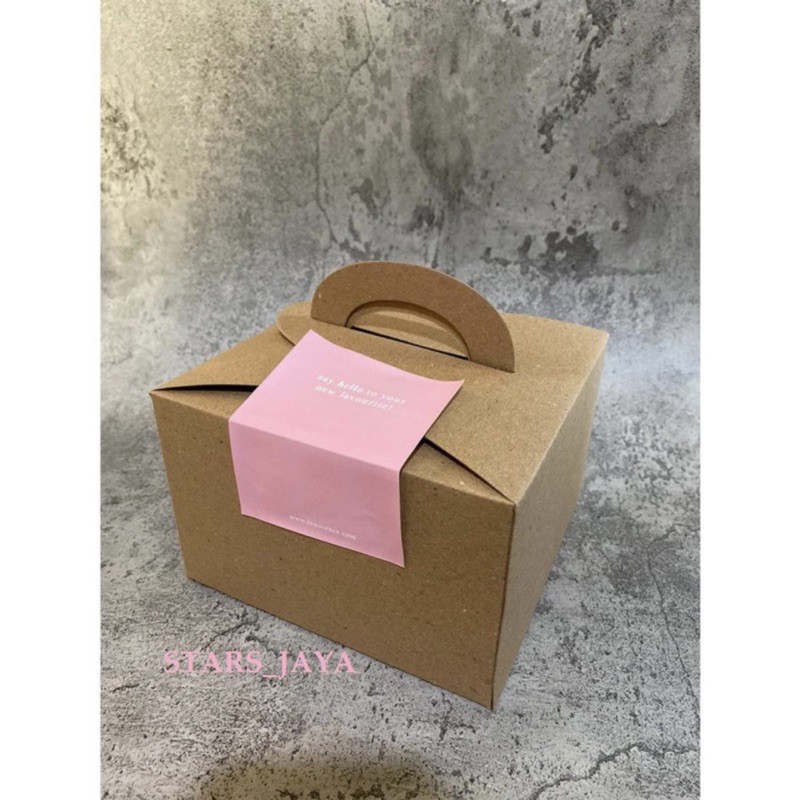 

Box Kraft Tenteng 25x25x12cm