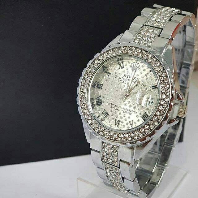 Jam tangan Rolex wanita jam tangan elegan jam tangan cantik jam tangan murah