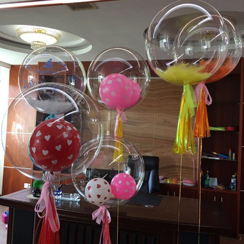 WANFlower Balon Plastik 20” X1 * Transparan