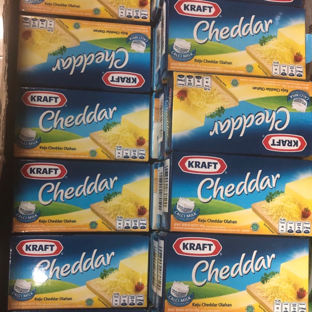 Jual Kraft Cheddar Cheese 165gr | Shopee Indonesia