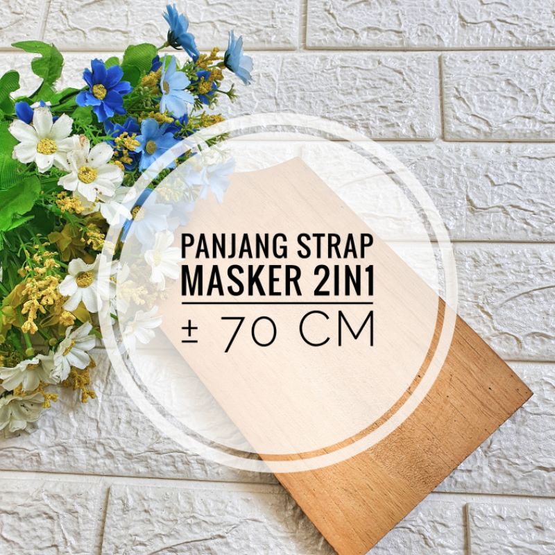 2 in 1 Strap Mask +  Konektor Kalung Gantungan Masker BT21 /  Tali pengait masker / Gantungan Tali Masker