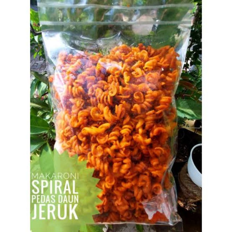 

Makaroni Spiral Pedas Daun Jeruk 120gram