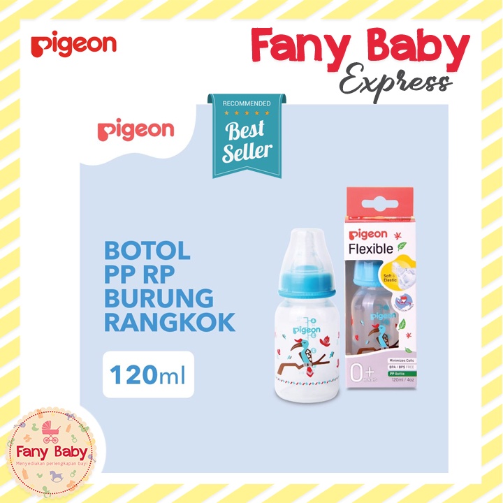 PIGEON FLEXIBLE PP RP BOTTLE 120ML