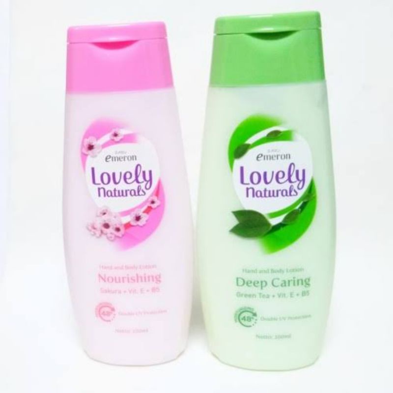 Emeron Lovely Naturals body lotions