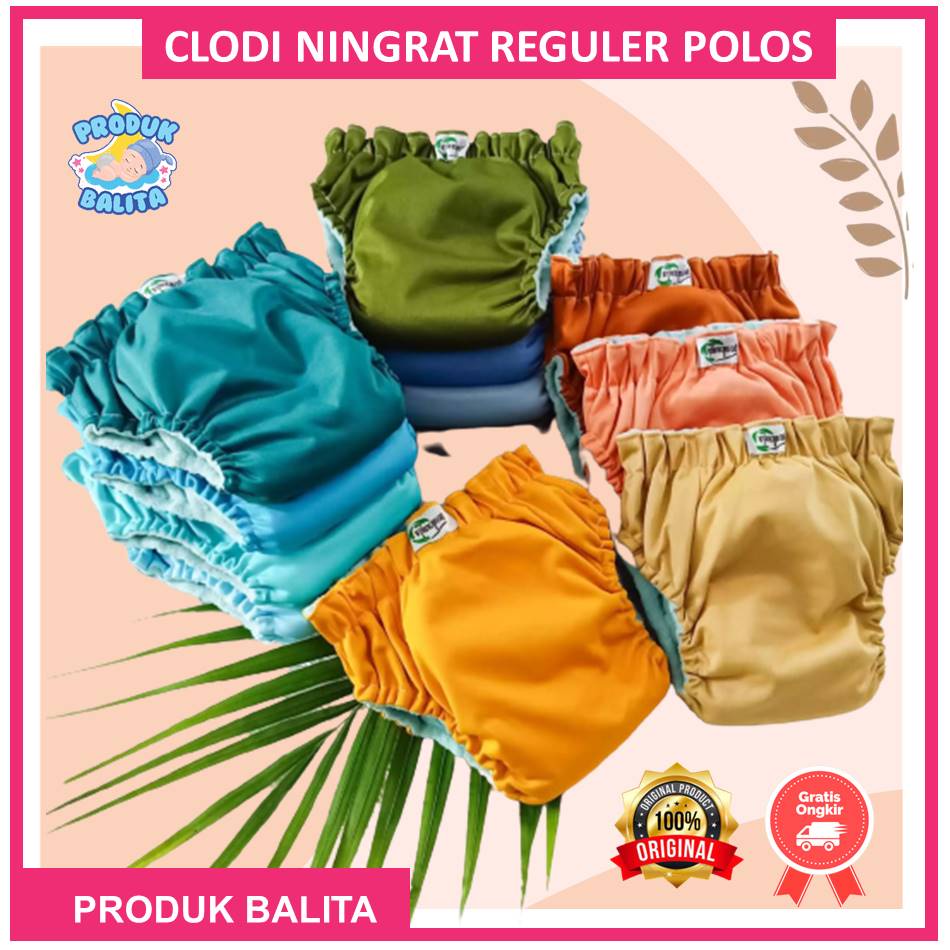 Paket Hemat 3 Pcs Clodi Ningrat Aio Reguler Pant Popok Kain Cuci Ulang Popok All In One