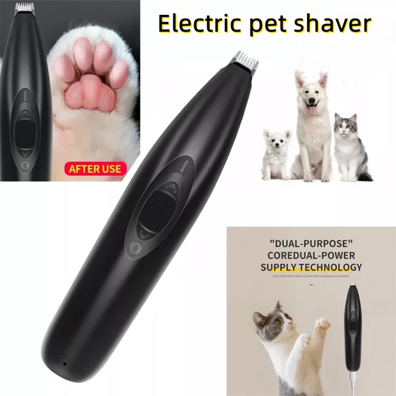 Alat Cukur Bulu Elektrik USB rechargeable Untuk Anjing / Kucing Peliharaan