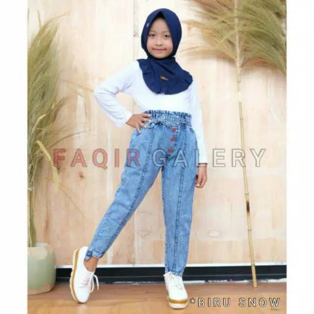 Baggy Pants Jeans Anak Tanggung 12 Tahun