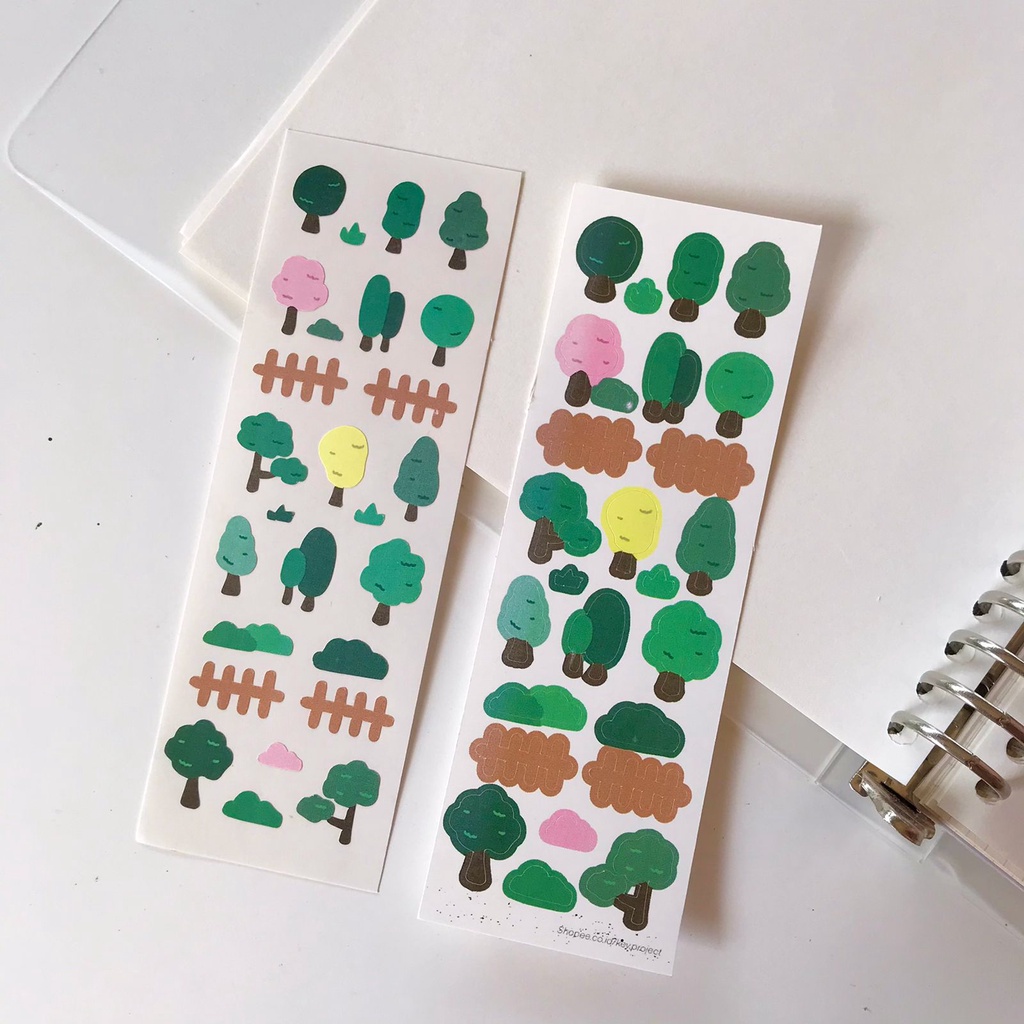 

Stiker set pohon untuk dekorasi jurnal by KEY ILLUST