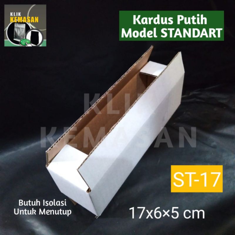 

KOTAK ST17 PUTIH KARDUS KARTON BOX DUS PACKING DOS AKSESORIS SOUVENIR