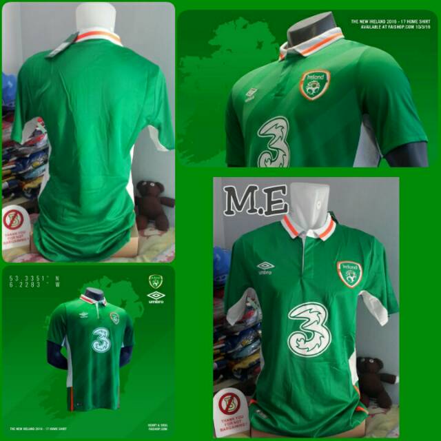 JERSEY REPUBLIK IRLANDIA HOME 2016