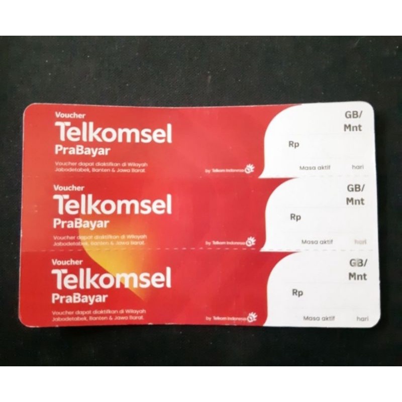Voucher Telkomsel 2,5Gb 3,5Gb 4,5Gb 4Gb 10Gb Jatim (Fisik)