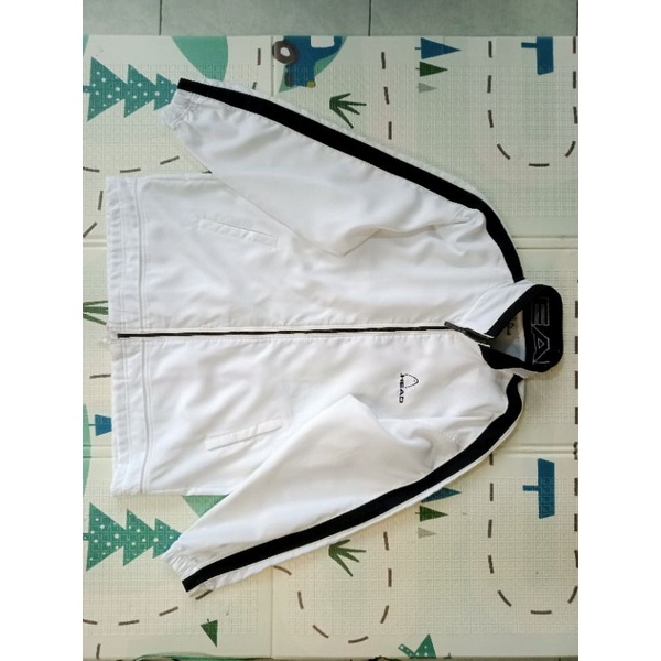 jaket olah raga jaket parasut HEAD second original