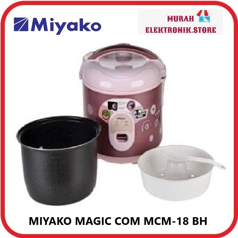 MAGIC COM / RICE COOKER MIYAKO MCM18BH / MCM 18 BH / MCM 18BH [1,8 LITER] (GARANSI RESMI)